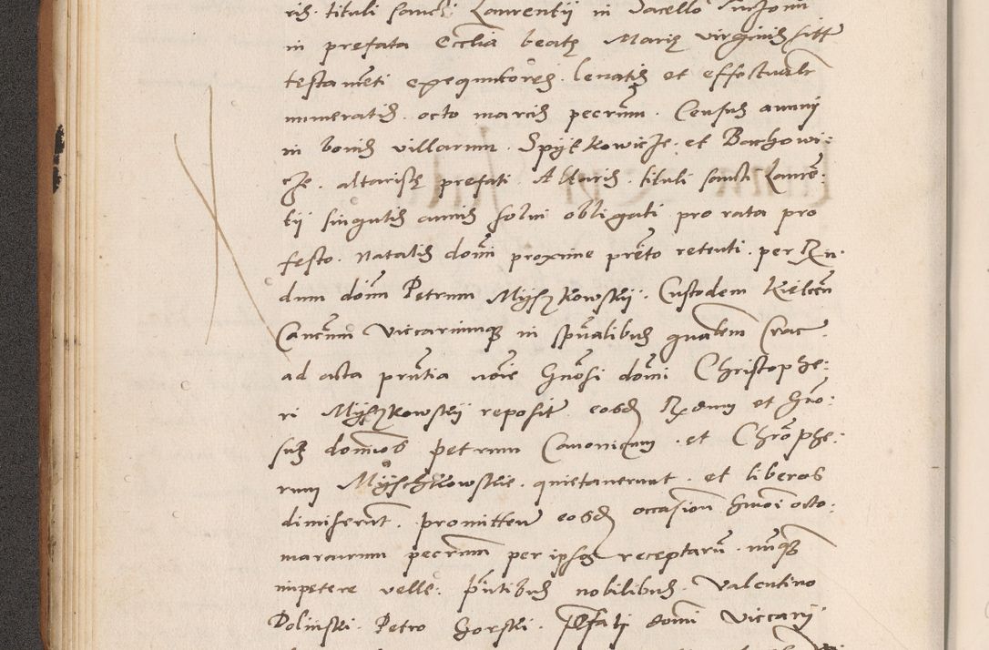Zdjęcie nr 52 dla obiektu archiwalnego: Acta actorum causarum, sentenciarum tam diffinitivarum quam interlocutoriarum et obligacionum coram reverendo domino Petro Mischkowski custode Kielcensi, canonico vicarioque in spiritualibus generali Cracoviensi ad annum Domini millesimum quingentesimum octavum, cuius indicio est sexta, pontificatus sanctissimi in Christo patris et domini nostri domini Pauli divina providencia pape tercii feliciter moderni, anno coronacionis quarto decimo continuantur