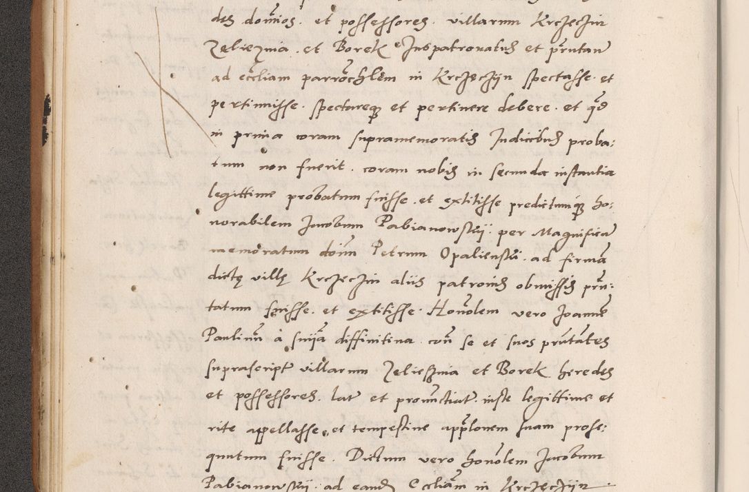 Zdjęcie nr 44 dla obiektu archiwalnego: Acta actorum causarum, sentenciarum tam diffinitivarum quam interlocutoriarum et obligacionum coram reverendo domino Petro Mischkowski custode Kielcensi, canonico vicarioque in spiritualibus generali Cracoviensi ad annum Domini millesimum quingentesimum octavum, cuius indicio est sexta, pontificatus sanctissimi in Christo patris et domini nostri domini Pauli divina providencia pape tercii feliciter moderni, anno coronacionis quarto decimo continuantur