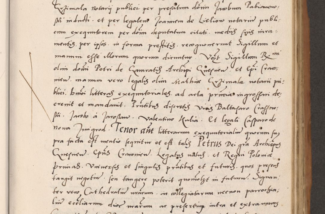 Zdjęcie nr 39 dla obiektu archiwalnego: Acta actorum causarum, sentenciarum tam diffinitivarum quam interlocutoriarum et obligacionum coram reverendo domino Petro Mischkowski custode Kielcensi, canonico vicarioque in spiritualibus generali Cracoviensi ad annum Domini millesimum quingentesimum octavum, cuius indicio est sexta, pontificatus sanctissimi in Christo patris et domini nostri domini Pauli divina providencia pape tercii feliciter moderni, anno coronacionis quarto decimo continuantur