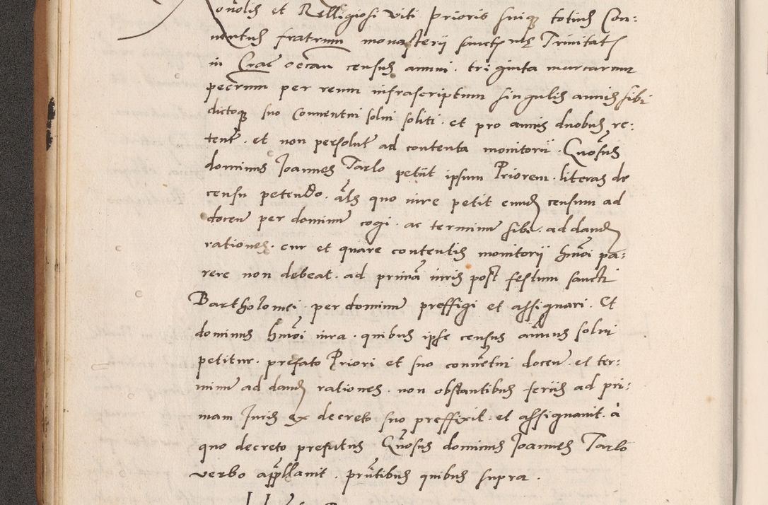 Zdjęcie nr 36 dla obiektu archiwalnego: Acta actorum causarum, sentenciarum tam diffinitivarum quam interlocutoriarum et obligacionum coram reverendo domino Petro Mischkowski custode Kielcensi, canonico vicarioque in spiritualibus generali Cracoviensi ad annum Domini millesimum quingentesimum octavum, cuius indicio est sexta, pontificatus sanctissimi in Christo patris et domini nostri domini Pauli divina providencia pape tercii feliciter moderni, anno coronacionis quarto decimo continuantur