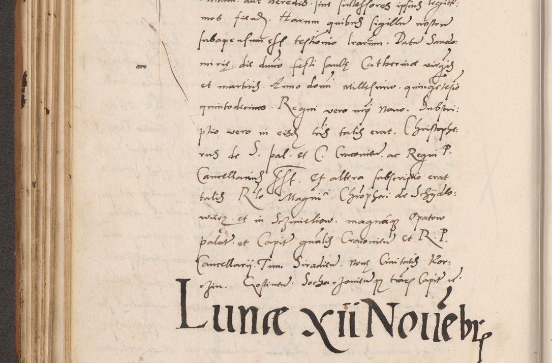 Zdjęcie nr 212 dla obiektu archiwalnego: Acta actorum causarum, sentenciarum tam diffinitivarum quam interlocutoriarum et obligacionum coram reverendo domino Petro Mischkowski custode Kielcensi, canonico vicarioque in spiritualibus generali Cracoviensi ad annum Domini millesimum quingentesimum octavum, cuius indicio est sexta, pontificatus sanctissimi in Christo patris et domini nostri domini Pauli divina providencia pape tercii feliciter moderni, anno coronacionis quarto decimo continuantur