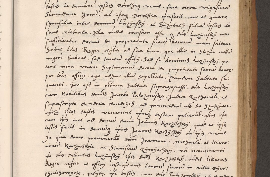 Zdjęcie nr 405 dla obiektu archiwalnego: Acta actorum causarum, sentenciarum tam diffinitivarum quam interlocutoriarum et obligacionum coram reverendo domino Petro Mischkowski custode Kielcensi, canonico vicarioque in spiritualibus generali Cracoviensi ad annum Domini millesimum quingentesimum octavum, cuius indicio est sexta, pontificatus sanctissimi in Christo patris et domini nostri domini Pauli divina providencia pape tercii feliciter moderni, anno coronacionis quarto decimo continuantur