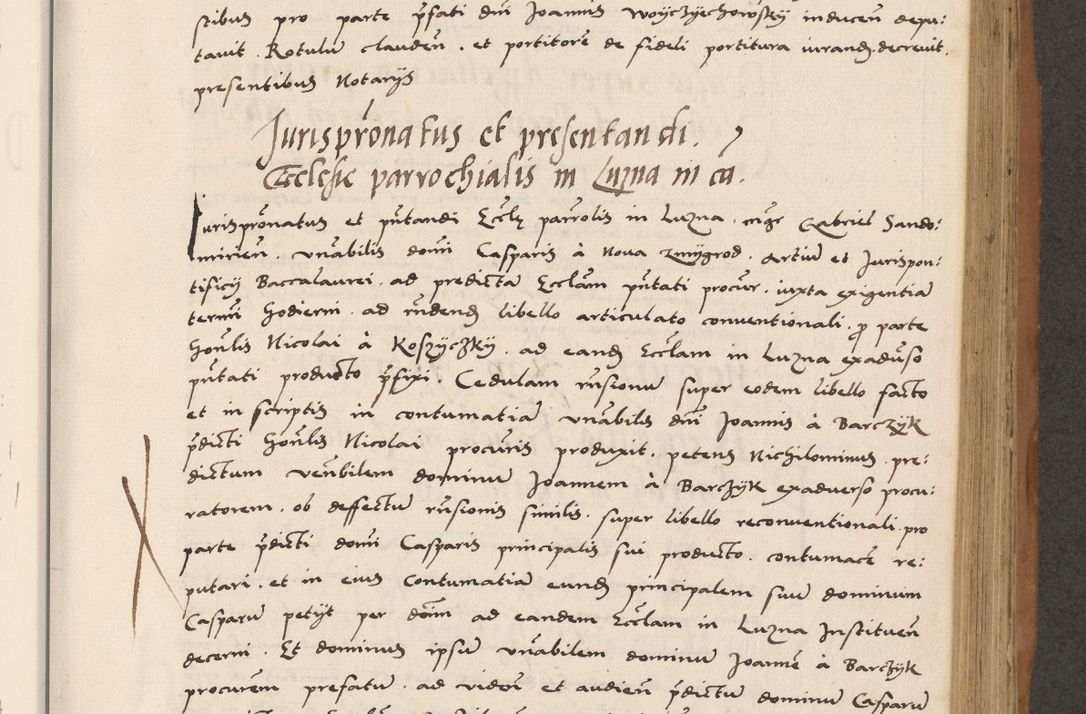 Zdjęcie nr 395 dla obiektu archiwalnego: Acta actorum causarum, sentenciarum tam diffinitivarum quam interlocutoriarum et obligacionum coram reverendo domino Petro Mischkowski custode Kielcensi, canonico vicarioque in spiritualibus generali Cracoviensi ad annum Domini millesimum quingentesimum octavum, cuius indicio est sexta, pontificatus sanctissimi in Christo patris et domini nostri domini Pauli divina providencia pape tercii feliciter moderni, anno coronacionis quarto decimo continuantur