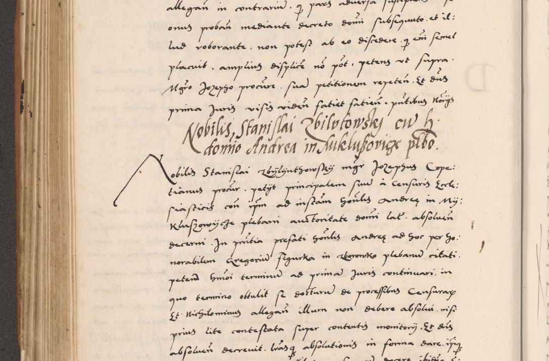Zdjęcie nr 394 dla obiektu archiwalnego: Acta actorum causarum, sentenciarum tam diffinitivarum quam interlocutoriarum et obligacionum coram reverendo domino Petro Mischkowski custode Kielcensi, canonico vicarioque in spiritualibus generali Cracoviensi ad annum Domini millesimum quingentesimum octavum, cuius indicio est sexta, pontificatus sanctissimi in Christo patris et domini nostri domini Pauli divina providencia pape tercii feliciter moderni, anno coronacionis quarto decimo continuantur