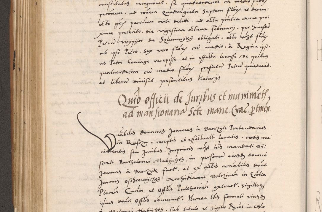 Zdjęcie nr 388 dla obiektu archiwalnego: Acta actorum causarum, sentenciarum tam diffinitivarum quam interlocutoriarum et obligacionum coram reverendo domino Petro Mischkowski custode Kielcensi, canonico vicarioque in spiritualibus generali Cracoviensi ad annum Domini millesimum quingentesimum octavum, cuius indicio est sexta, pontificatus sanctissimi in Christo patris et domini nostri domini Pauli divina providencia pape tercii feliciter moderni, anno coronacionis quarto decimo continuantur