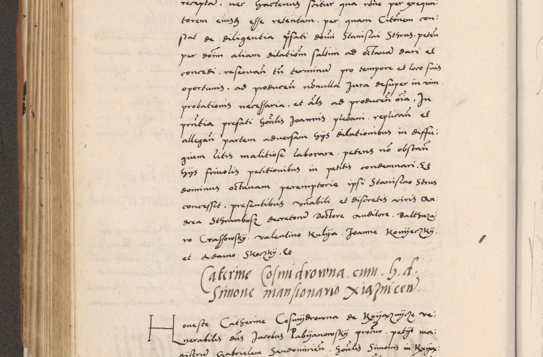 Zdjęcie nr 384 dla obiektu archiwalnego: Acta actorum causarum, sentenciarum tam diffinitivarum quam interlocutoriarum et obligacionum coram reverendo domino Petro Mischkowski custode Kielcensi, canonico vicarioque in spiritualibus generali Cracoviensi ad annum Domini millesimum quingentesimum octavum, cuius indicio est sexta, pontificatus sanctissimi in Christo patris et domini nostri domini Pauli divina providencia pape tercii feliciter moderni, anno coronacionis quarto decimo continuantur