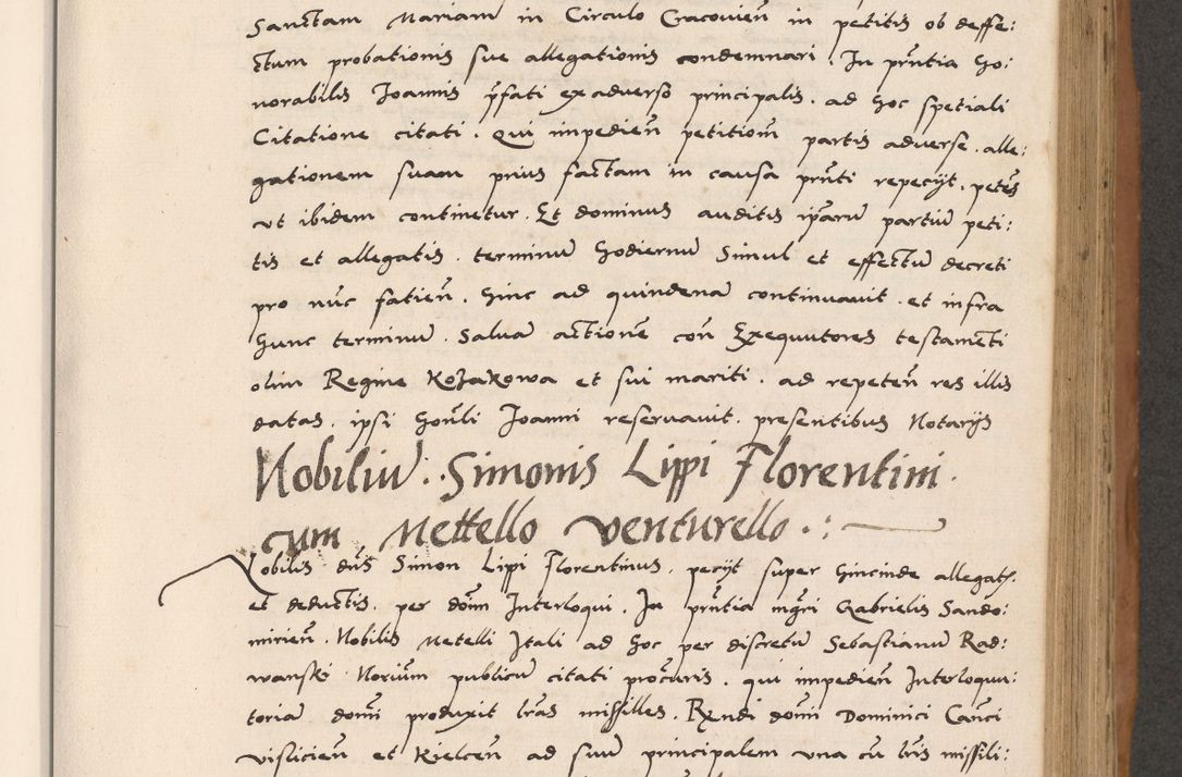 Zdjęcie nr 377 dla obiektu archiwalnego: Acta actorum causarum, sentenciarum tam diffinitivarum quam interlocutoriarum et obligacionum coram reverendo domino Petro Mischkowski custode Kielcensi, canonico vicarioque in spiritualibus generali Cracoviensi ad annum Domini millesimum quingentesimum octavum, cuius indicio est sexta, pontificatus sanctissimi in Christo patris et domini nostri domini Pauli divina providencia pape tercii feliciter moderni, anno coronacionis quarto decimo continuantur