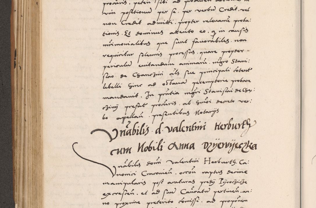 Zdjęcie nr 376 dla obiektu archiwalnego: Acta actorum causarum, sentenciarum tam diffinitivarum quam interlocutoriarum et obligacionum coram reverendo domino Petro Mischkowski custode Kielcensi, canonico vicarioque in spiritualibus generali Cracoviensi ad annum Domini millesimum quingentesimum octavum, cuius indicio est sexta, pontificatus sanctissimi in Christo patris et domini nostri domini Pauli divina providencia pape tercii feliciter moderni, anno coronacionis quarto decimo continuantur
