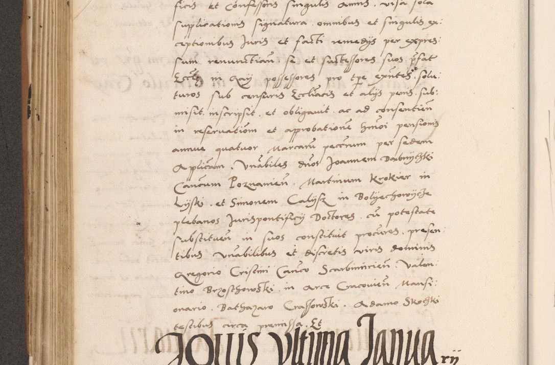 Zdjęcie nr 364 dla obiektu archiwalnego: Acta actorum causarum, sentenciarum tam diffinitivarum quam interlocutoriarum et obligacionum coram reverendo domino Petro Mischkowski custode Kielcensi, canonico vicarioque in spiritualibus generali Cracoviensi ad annum Domini millesimum quingentesimum octavum, cuius indicio est sexta, pontificatus sanctissimi in Christo patris et domini nostri domini Pauli divina providencia pape tercii feliciter moderni, anno coronacionis quarto decimo continuantur
