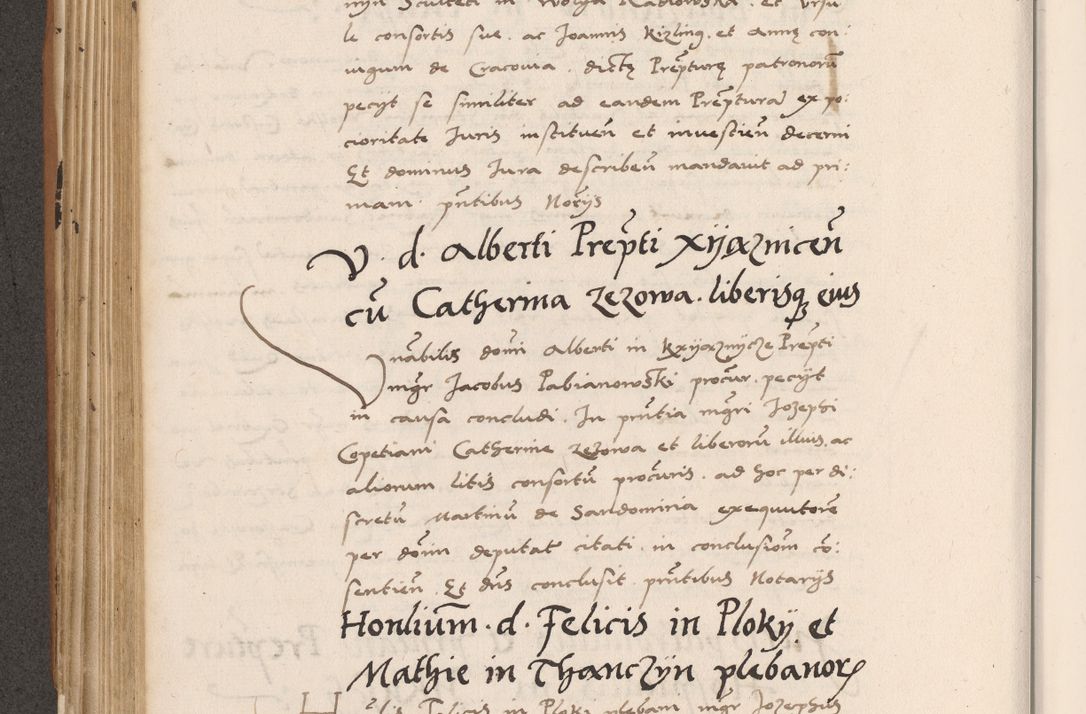 Zdjęcie nr 360 dla obiektu archiwalnego: Acta actorum causarum, sentenciarum tam diffinitivarum quam interlocutoriarum et obligacionum coram reverendo domino Petro Mischkowski custode Kielcensi, canonico vicarioque in spiritualibus generali Cracoviensi ad annum Domini millesimum quingentesimum octavum, cuius indicio est sexta, pontificatus sanctissimi in Christo patris et domini nostri domini Pauli divina providencia pape tercii feliciter moderni, anno coronacionis quarto decimo continuantur