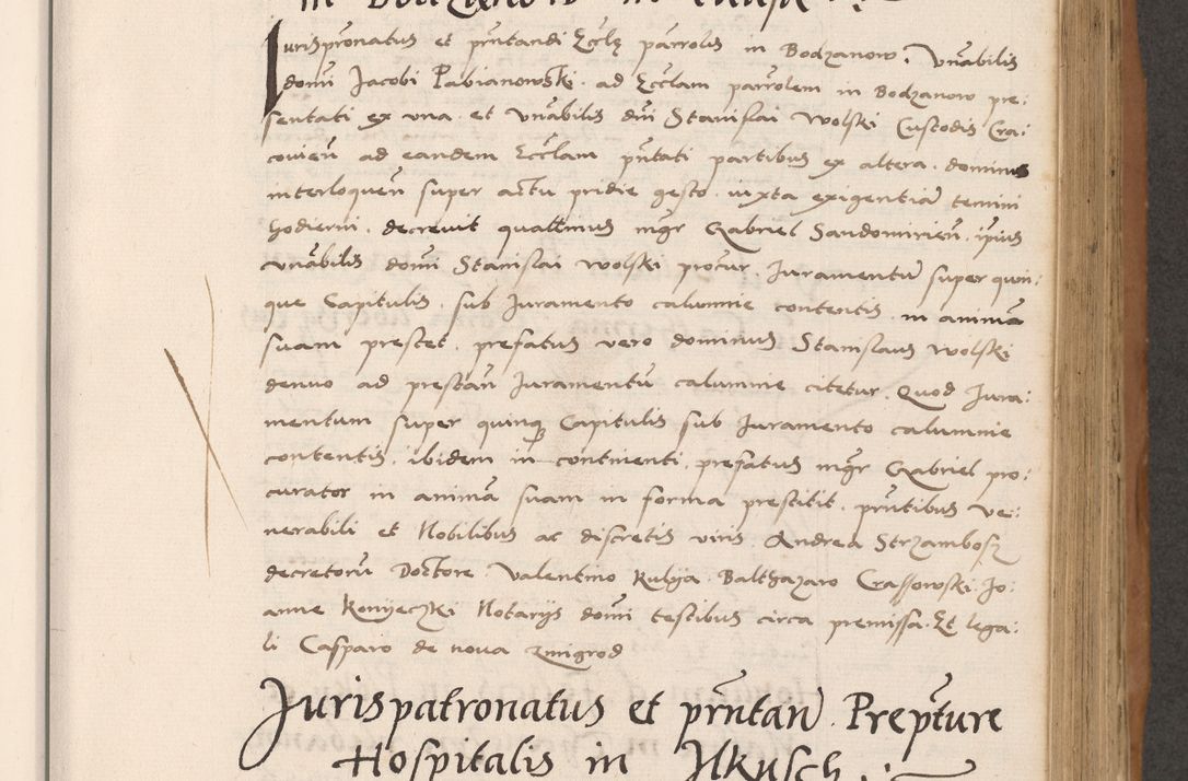 Zdjęcie nr 359 dla obiektu archiwalnego: Acta actorum causarum, sentenciarum tam diffinitivarum quam interlocutoriarum et obligacionum coram reverendo domino Petro Mischkowski custode Kielcensi, canonico vicarioque in spiritualibus generali Cracoviensi ad annum Domini millesimum quingentesimum octavum, cuius indicio est sexta, pontificatus sanctissimi in Christo patris et domini nostri domini Pauli divina providencia pape tercii feliciter moderni, anno coronacionis quarto decimo continuantur