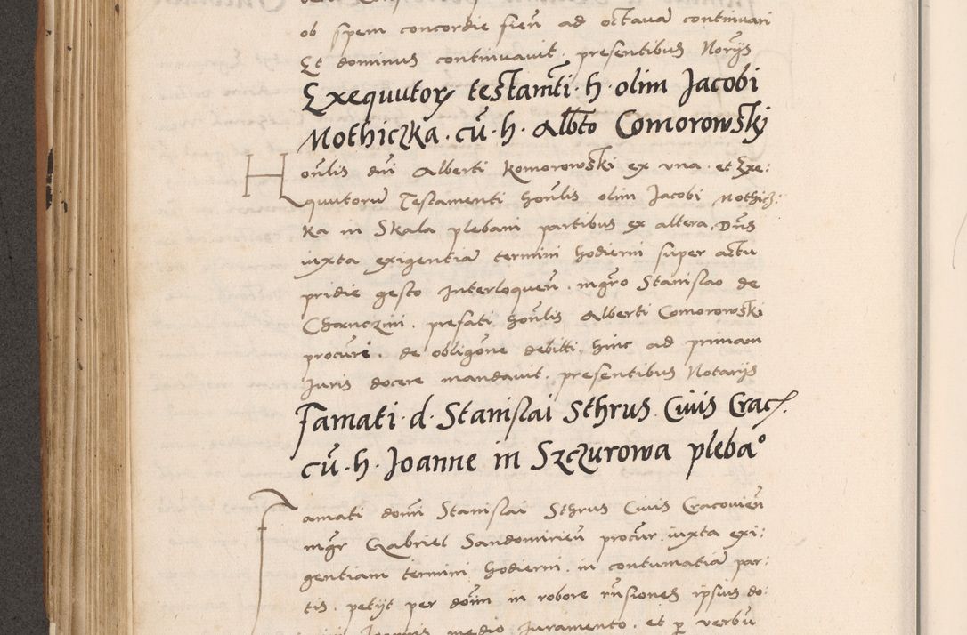 Zdjęcie nr 362 dla obiektu archiwalnego: Acta actorum causarum, sentenciarum tam diffinitivarum quam interlocutoriarum et obligacionum coram reverendo domino Petro Mischkowski custode Kielcensi, canonico vicarioque in spiritualibus generali Cracoviensi ad annum Domini millesimum quingentesimum octavum, cuius indicio est sexta, pontificatus sanctissimi in Christo patris et domini nostri domini Pauli divina providencia pape tercii feliciter moderni, anno coronacionis quarto decimo continuantur