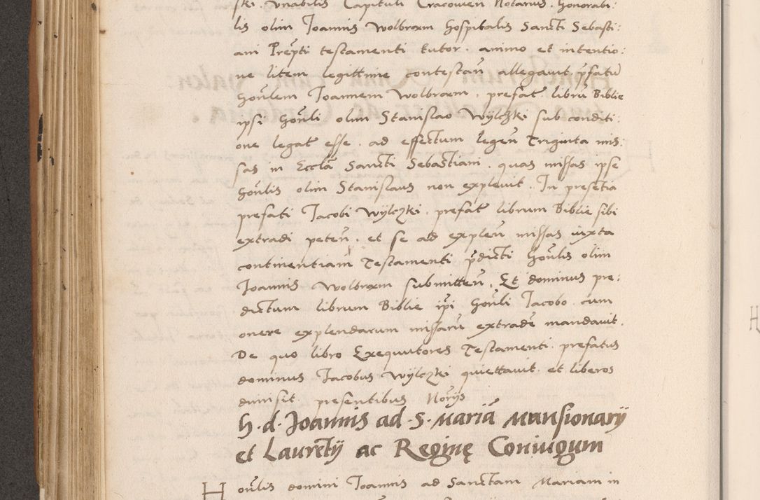 Zdjęcie nr 356 dla obiektu archiwalnego: Acta actorum causarum, sentenciarum tam diffinitivarum quam interlocutoriarum et obligacionum coram reverendo domino Petro Mischkowski custode Kielcensi, canonico vicarioque in spiritualibus generali Cracoviensi ad annum Domini millesimum quingentesimum octavum, cuius indicio est sexta, pontificatus sanctissimi in Christo patris et domini nostri domini Pauli divina providencia pape tercii feliciter moderni, anno coronacionis quarto decimo continuantur
