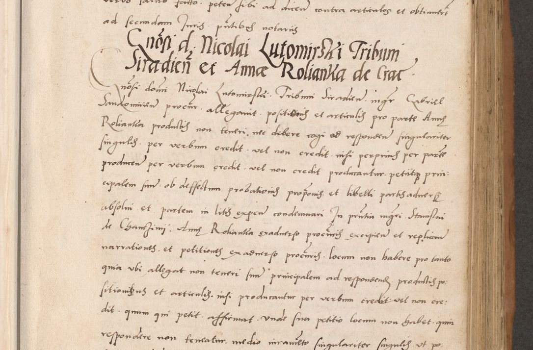 Zdjęcie nr 345 dla obiektu archiwalnego: Acta actorum causarum, sentenciarum tam diffinitivarum quam interlocutoriarum et obligacionum coram reverendo domino Petro Mischkowski custode Kielcensi, canonico vicarioque in spiritualibus generali Cracoviensi ad annum Domini millesimum quingentesimum octavum, cuius indicio est sexta, pontificatus sanctissimi in Christo patris et domini nostri domini Pauli divina providencia pape tercii feliciter moderni, anno coronacionis quarto decimo continuantur