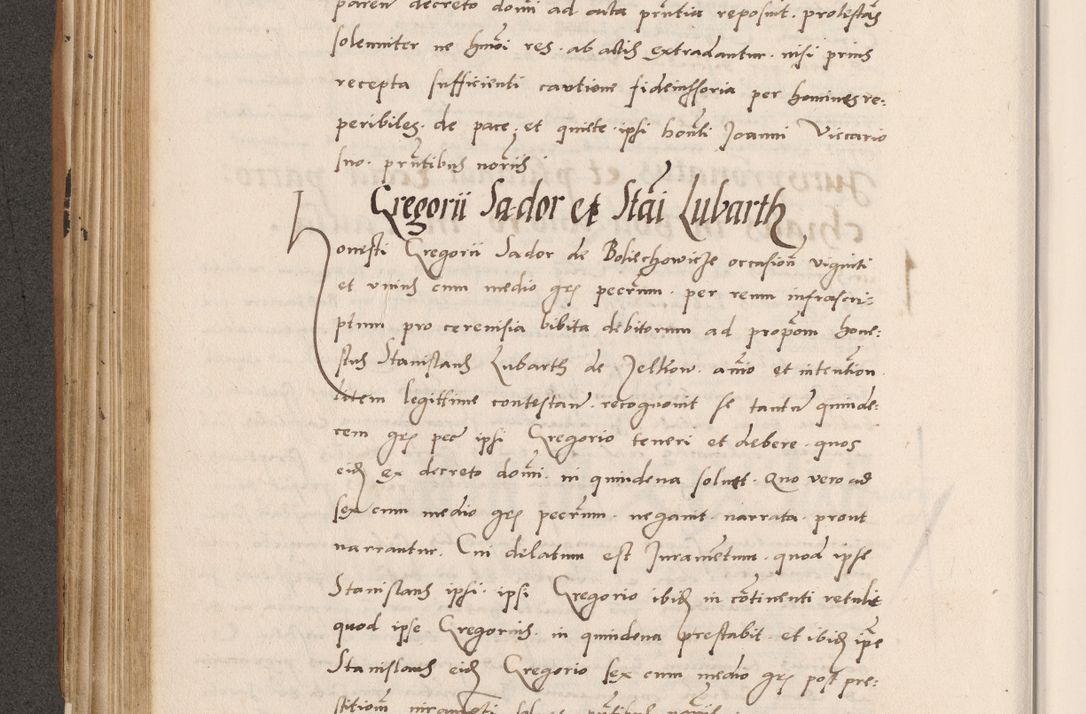Zdjęcie nr 340 dla obiektu archiwalnego: Acta actorum causarum, sentenciarum tam diffinitivarum quam interlocutoriarum et obligacionum coram reverendo domino Petro Mischkowski custode Kielcensi, canonico vicarioque in spiritualibus generali Cracoviensi ad annum Domini millesimum quingentesimum octavum, cuius indicio est sexta, pontificatus sanctissimi in Christo patris et domini nostri domini Pauli divina providencia pape tercii feliciter moderni, anno coronacionis quarto decimo continuantur