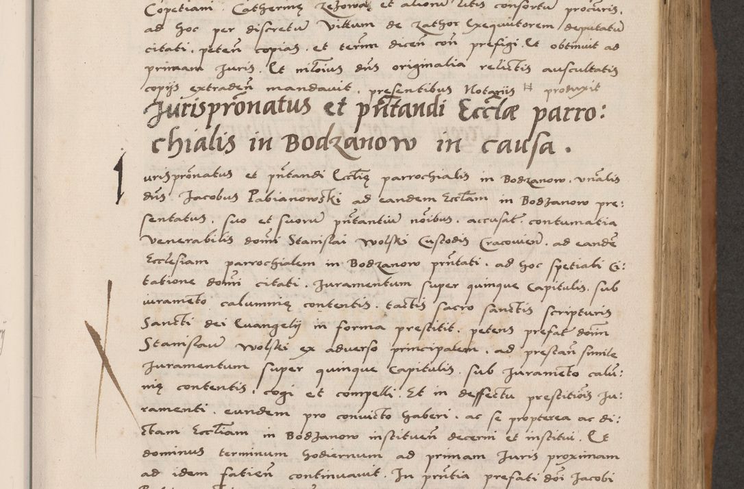 Zdjęcie nr 339 dla obiektu archiwalnego: Acta actorum causarum, sentenciarum tam diffinitivarum quam interlocutoriarum et obligacionum coram reverendo domino Petro Mischkowski custode Kielcensi, canonico vicarioque in spiritualibus generali Cracoviensi ad annum Domini millesimum quingentesimum octavum, cuius indicio est sexta, pontificatus sanctissimi in Christo patris et domini nostri domini Pauli divina providencia pape tercii feliciter moderni, anno coronacionis quarto decimo continuantur