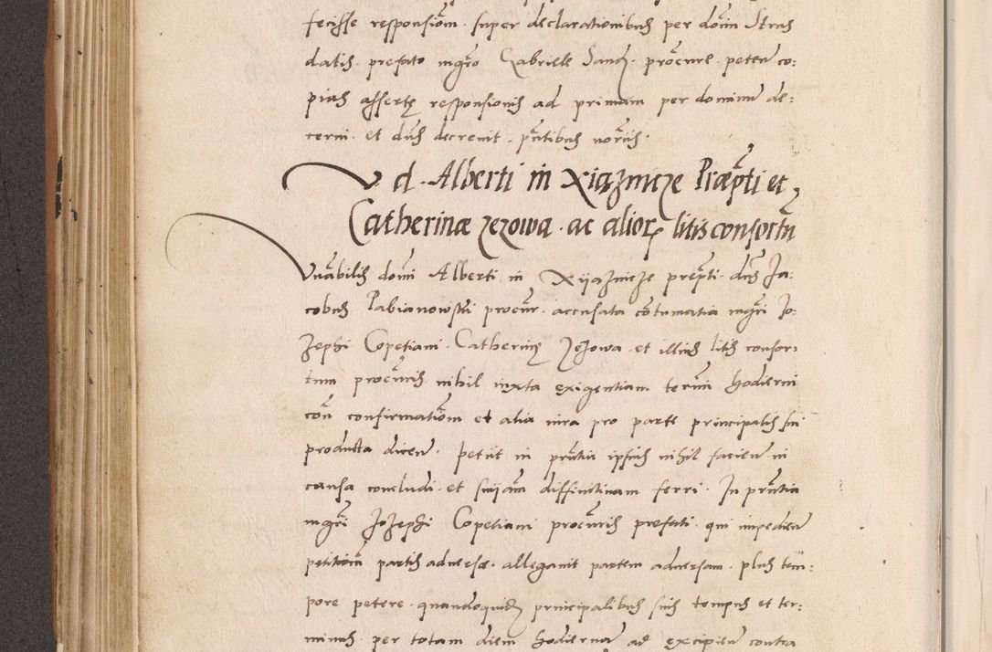Zdjęcie nr 342 dla obiektu archiwalnego: Acta actorum causarum, sentenciarum tam diffinitivarum quam interlocutoriarum et obligacionum coram reverendo domino Petro Mischkowski custode Kielcensi, canonico vicarioque in spiritualibus generali Cracoviensi ad annum Domini millesimum quingentesimum octavum, cuius indicio est sexta, pontificatus sanctissimi in Christo patris et domini nostri domini Pauli divina providencia pape tercii feliciter moderni, anno coronacionis quarto decimo continuantur