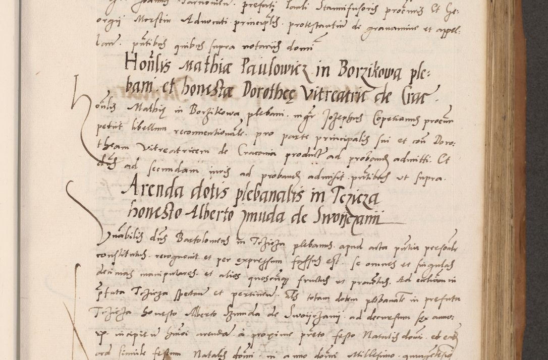 Zdjęcie nr 333 dla obiektu archiwalnego: Acta actorum causarum, sentenciarum tam diffinitivarum quam interlocutoriarum et obligacionum coram reverendo domino Petro Mischkowski custode Kielcensi, canonico vicarioque in spiritualibus generali Cracoviensi ad annum Domini millesimum quingentesimum octavum, cuius indicio est sexta, pontificatus sanctissimi in Christo patris et domini nostri domini Pauli divina providencia pape tercii feliciter moderni, anno coronacionis quarto decimo continuantur