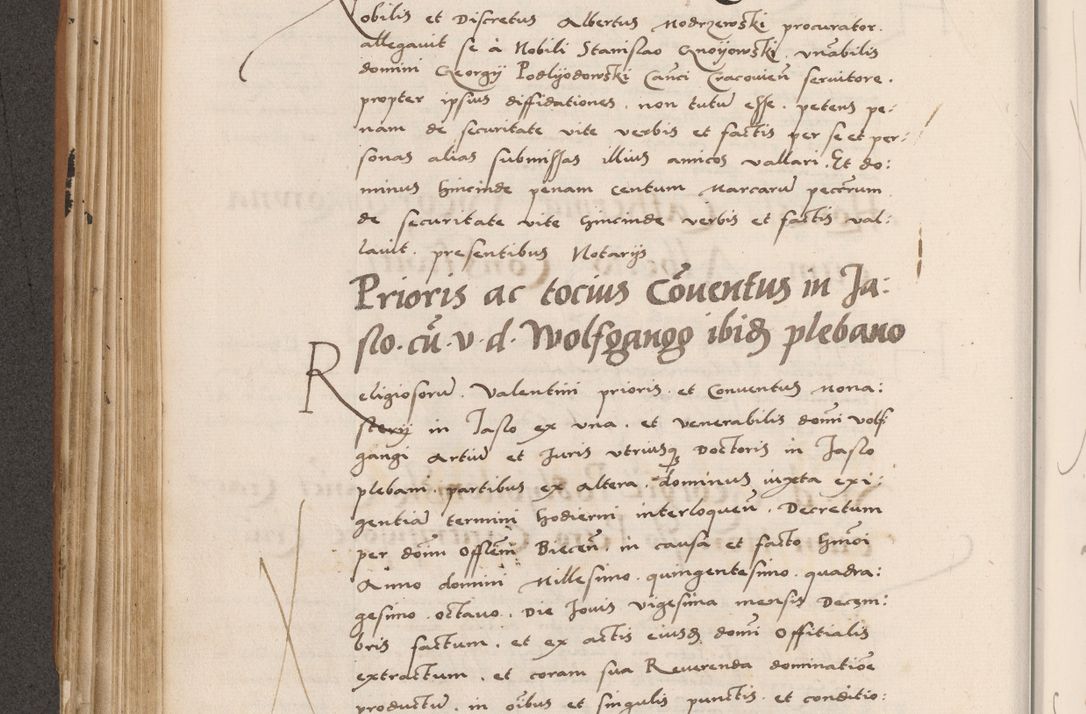 Zdjęcie nr 336 dla obiektu archiwalnego: Acta actorum causarum, sentenciarum tam diffinitivarum quam interlocutoriarum et obligacionum coram reverendo domino Petro Mischkowski custode Kielcensi, canonico vicarioque in spiritualibus generali Cracoviensi ad annum Domini millesimum quingentesimum octavum, cuius indicio est sexta, pontificatus sanctissimi in Christo patris et domini nostri domini Pauli divina providencia pape tercii feliciter moderni, anno coronacionis quarto decimo continuantur