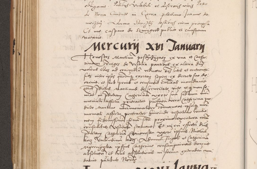 Zdjęcie nr 334 dla obiektu archiwalnego: Acta actorum causarum, sentenciarum tam diffinitivarum quam interlocutoriarum et obligacionum coram reverendo domino Petro Mischkowski custode Kielcensi, canonico vicarioque in spiritualibus generali Cracoviensi ad annum Domini millesimum quingentesimum octavum, cuius indicio est sexta, pontificatus sanctissimi in Christo patris et domini nostri domini Pauli divina providencia pape tercii feliciter moderni, anno coronacionis quarto decimo continuantur