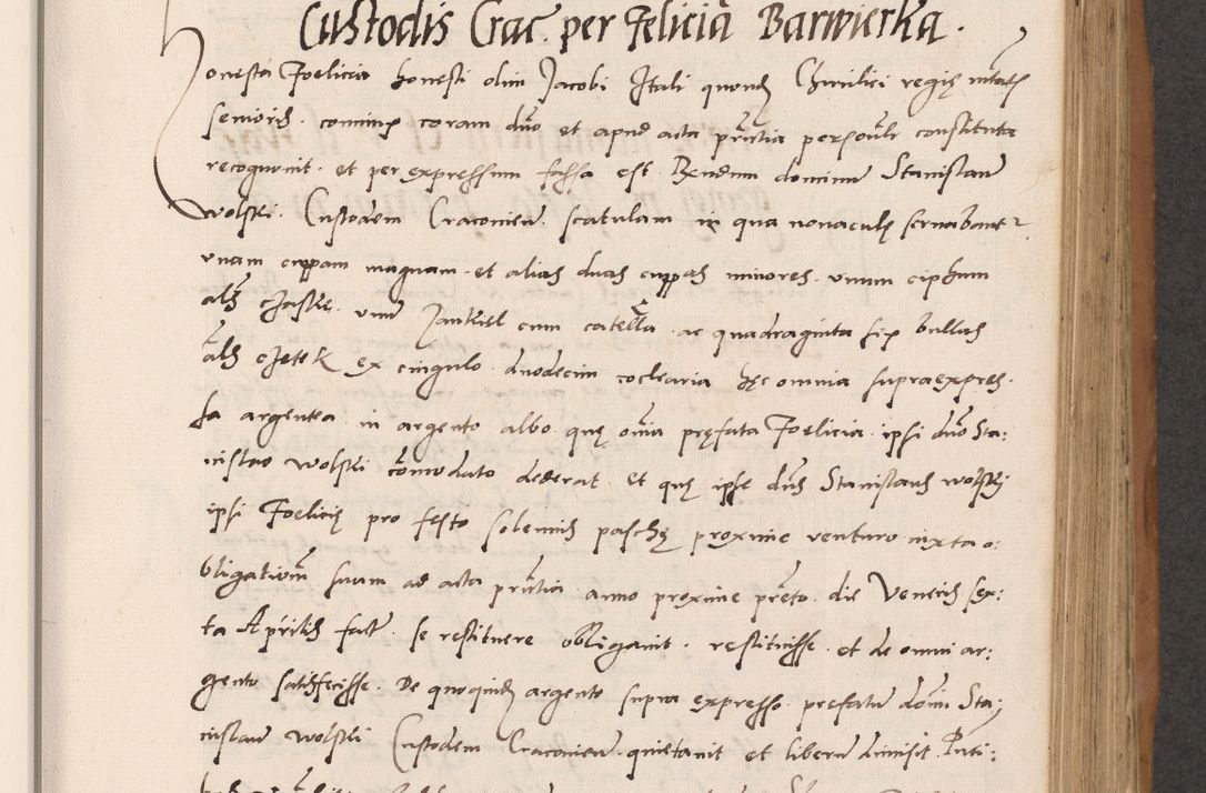 Zdjęcie nr 327 dla obiektu archiwalnego: Acta actorum causarum, sentenciarum tam diffinitivarum quam interlocutoriarum et obligacionum coram reverendo domino Petro Mischkowski custode Kielcensi, canonico vicarioque in spiritualibus generali Cracoviensi ad annum Domini millesimum quingentesimum octavum, cuius indicio est sexta, pontificatus sanctissimi in Christo patris et domini nostri domini Pauli divina providencia pape tercii feliciter moderni, anno coronacionis quarto decimo continuantur
