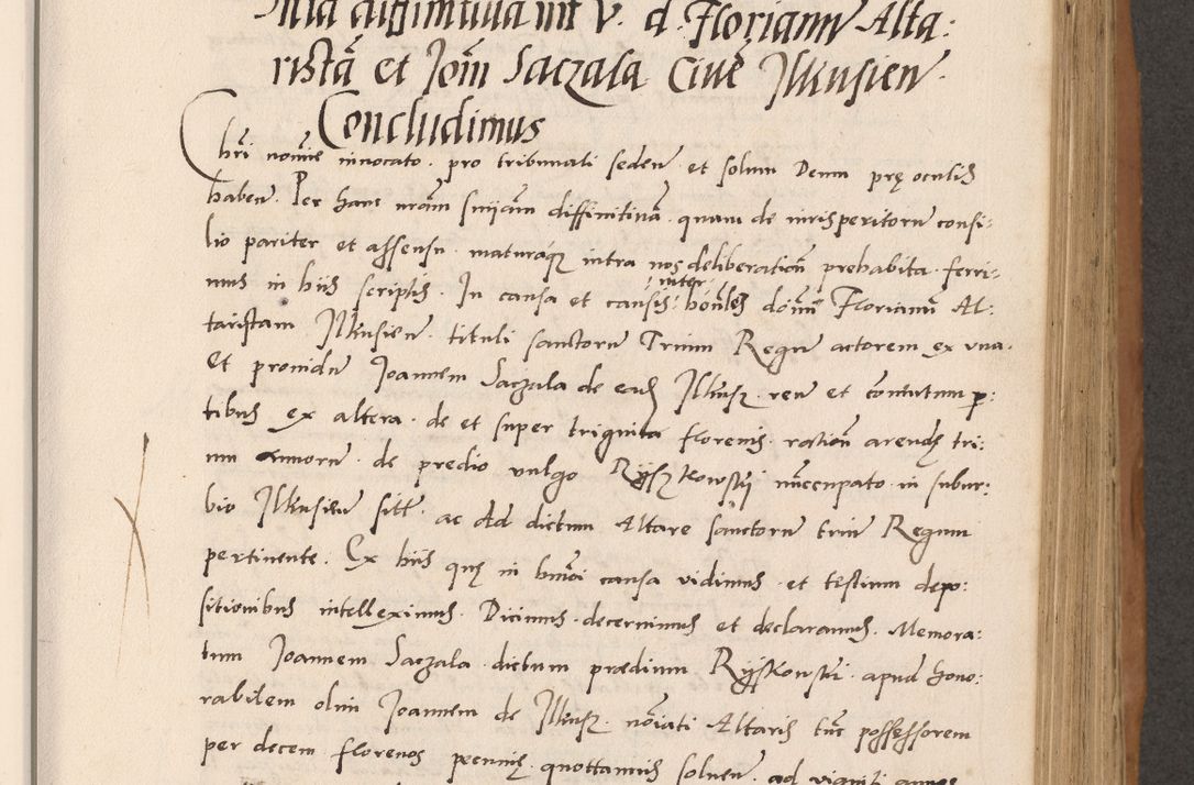 Zdjęcie nr 319 dla obiektu archiwalnego: Acta actorum causarum, sentenciarum tam diffinitivarum quam interlocutoriarum et obligacionum coram reverendo domino Petro Mischkowski custode Kielcensi, canonico vicarioque in spiritualibus generali Cracoviensi ad annum Domini millesimum quingentesimum octavum, cuius indicio est sexta, pontificatus sanctissimi in Christo patris et domini nostri domini Pauli divina providencia pape tercii feliciter moderni, anno coronacionis quarto decimo continuantur