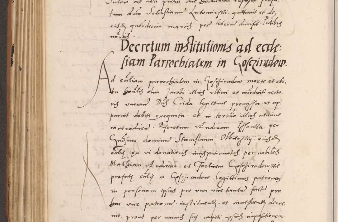 Zdjęcie nr 318 dla obiektu archiwalnego: Acta actorum causarum, sentenciarum tam diffinitivarum quam interlocutoriarum et obligacionum coram reverendo domino Petro Mischkowski custode Kielcensi, canonico vicarioque in spiritualibus generali Cracoviensi ad annum Domini millesimum quingentesimum octavum, cuius indicio est sexta, pontificatus sanctissimi in Christo patris et domini nostri domini Pauli divina providencia pape tercii feliciter moderni, anno coronacionis quarto decimo continuantur