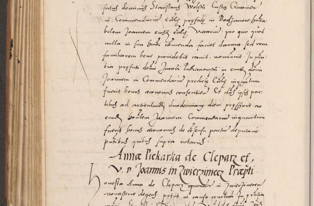 Zdjęcie nr 322 dla obiektu archiwalnego: Acta actorum causarum, sentenciarum tam diffinitivarum quam interlocutoriarum et obligacionum coram reverendo domino Petro Mischkowski custode Kielcensi, canonico vicarioque in spiritualibus generali Cracoviensi ad annum Domini millesimum quingentesimum octavum, cuius indicio est sexta, pontificatus sanctissimi in Christo patris et domini nostri domini Pauli divina providencia pape tercii feliciter moderni, anno coronacionis quarto decimo continuantur