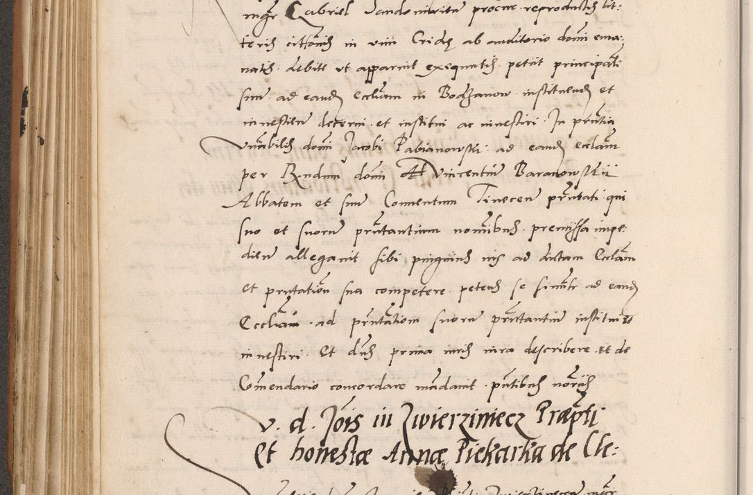 Zdjęcie nr 316 dla obiektu archiwalnego: Acta actorum causarum, sentenciarum tam diffinitivarum quam interlocutoriarum et obligacionum coram reverendo domino Petro Mischkowski custode Kielcensi, canonico vicarioque in spiritualibus generali Cracoviensi ad annum Domini millesimum quingentesimum octavum, cuius indicio est sexta, pontificatus sanctissimi in Christo patris et domini nostri domini Pauli divina providencia pape tercii feliciter moderni, anno coronacionis quarto decimo continuantur