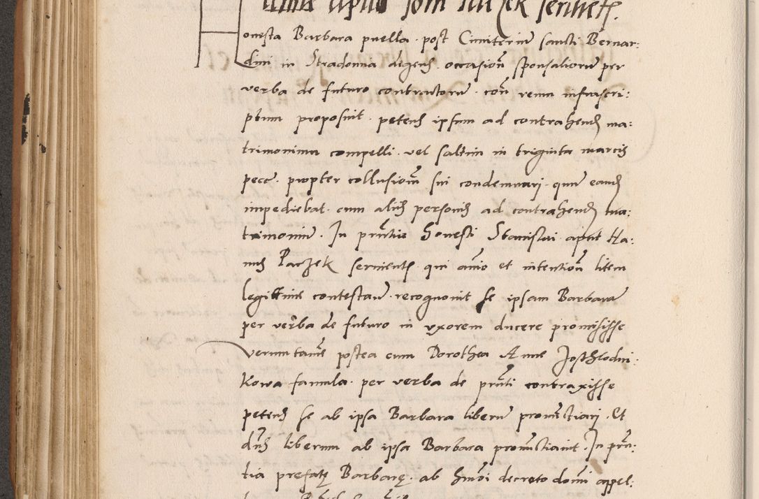 Zdjęcie nr 314 dla obiektu archiwalnego: Acta actorum causarum, sentenciarum tam diffinitivarum quam interlocutoriarum et obligacionum coram reverendo domino Petro Mischkowski custode Kielcensi, canonico vicarioque in spiritualibus generali Cracoviensi ad annum Domini millesimum quingentesimum octavum, cuius indicio est sexta, pontificatus sanctissimi in Christo patris et domini nostri domini Pauli divina providencia pape tercii feliciter moderni, anno coronacionis quarto decimo continuantur