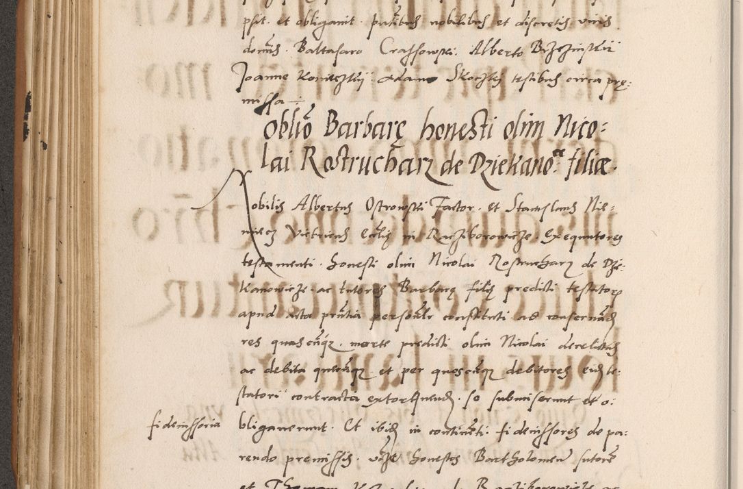 Zdjęcie nr 310 dla obiektu archiwalnego: Acta actorum causarum, sentenciarum tam diffinitivarum quam interlocutoriarum et obligacionum coram reverendo domino Petro Mischkowski custode Kielcensi, canonico vicarioque in spiritualibus generali Cracoviensi ad annum Domini millesimum quingentesimum octavum, cuius indicio est sexta, pontificatus sanctissimi in Christo patris et domini nostri domini Pauli divina providencia pape tercii feliciter moderni, anno coronacionis quarto decimo continuantur