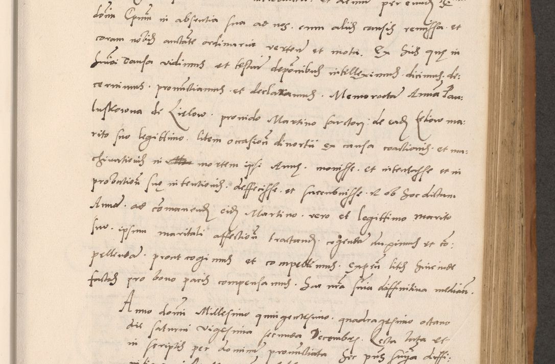 Zdjęcie nr 301 dla obiektu archiwalnego: Acta actorum causarum, sentenciarum tam diffinitivarum quam interlocutoriarum et obligacionum coram reverendo domino Petro Mischkowski custode Kielcensi, canonico vicarioque in spiritualibus generali Cracoviensi ad annum Domini millesimum quingentesimum octavum, cuius indicio est sexta, pontificatus sanctissimi in Christo patris et domini nostri domini Pauli divina providencia pape tercii feliciter moderni, anno coronacionis quarto decimo continuantur