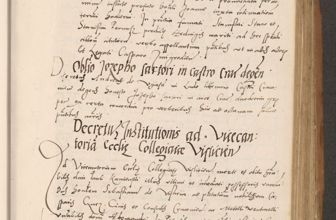 Zdjęcie nr 303 dla obiektu archiwalnego: Acta actorum causarum, sentenciarum tam diffinitivarum quam interlocutoriarum et obligacionum coram reverendo domino Petro Mischkowski custode Kielcensi, canonico vicarioque in spiritualibus generali Cracoviensi ad annum Domini millesimum quingentesimum octavum, cuius indicio est sexta, pontificatus sanctissimi in Christo patris et domini nostri domini Pauli divina providencia pape tercii feliciter moderni, anno coronacionis quarto decimo continuantur