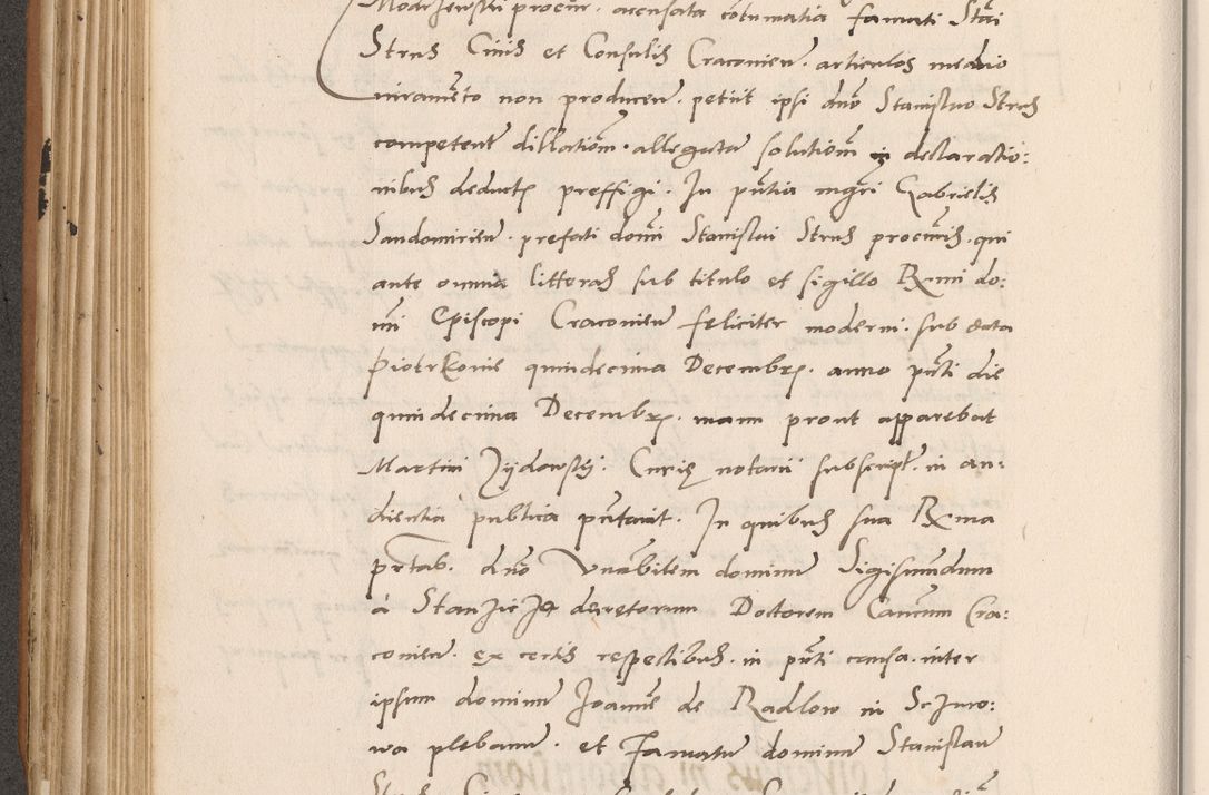 Zdjęcie nr 296 dla obiektu archiwalnego: Acta actorum causarum, sentenciarum tam diffinitivarum quam interlocutoriarum et obligacionum coram reverendo domino Petro Mischkowski custode Kielcensi, canonico vicarioque in spiritualibus generali Cracoviensi ad annum Domini millesimum quingentesimum octavum, cuius indicio est sexta, pontificatus sanctissimi in Christo patris et domini nostri domini Pauli divina providencia pape tercii feliciter moderni, anno coronacionis quarto decimo continuantur