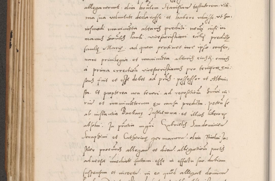 Zdjęcie nr 288 dla obiektu archiwalnego: Acta actorum causarum, sentenciarum tam diffinitivarum quam interlocutoriarum et obligacionum coram reverendo domino Petro Mischkowski custode Kielcensi, canonico vicarioque in spiritualibus generali Cracoviensi ad annum Domini millesimum quingentesimum octavum, cuius indicio est sexta, pontificatus sanctissimi in Christo patris et domini nostri domini Pauli divina providencia pape tercii feliciter moderni, anno coronacionis quarto decimo continuantur