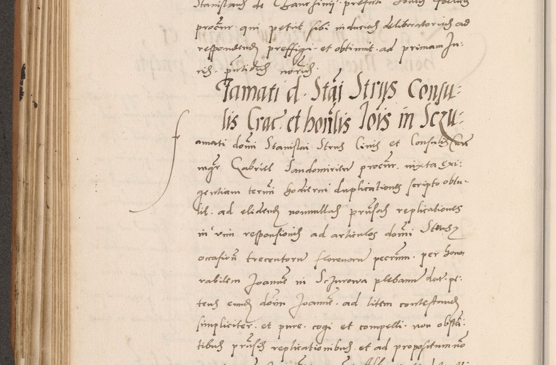 Zdjęcie nr 286 dla obiektu archiwalnego: Acta actorum causarum, sentenciarum tam diffinitivarum quam interlocutoriarum et obligacionum coram reverendo domino Petro Mischkowski custode Kielcensi, canonico vicarioque in spiritualibus generali Cracoviensi ad annum Domini millesimum quingentesimum octavum, cuius indicio est sexta, pontificatus sanctissimi in Christo patris et domini nostri domini Pauli divina providencia pape tercii feliciter moderni, anno coronacionis quarto decimo continuantur