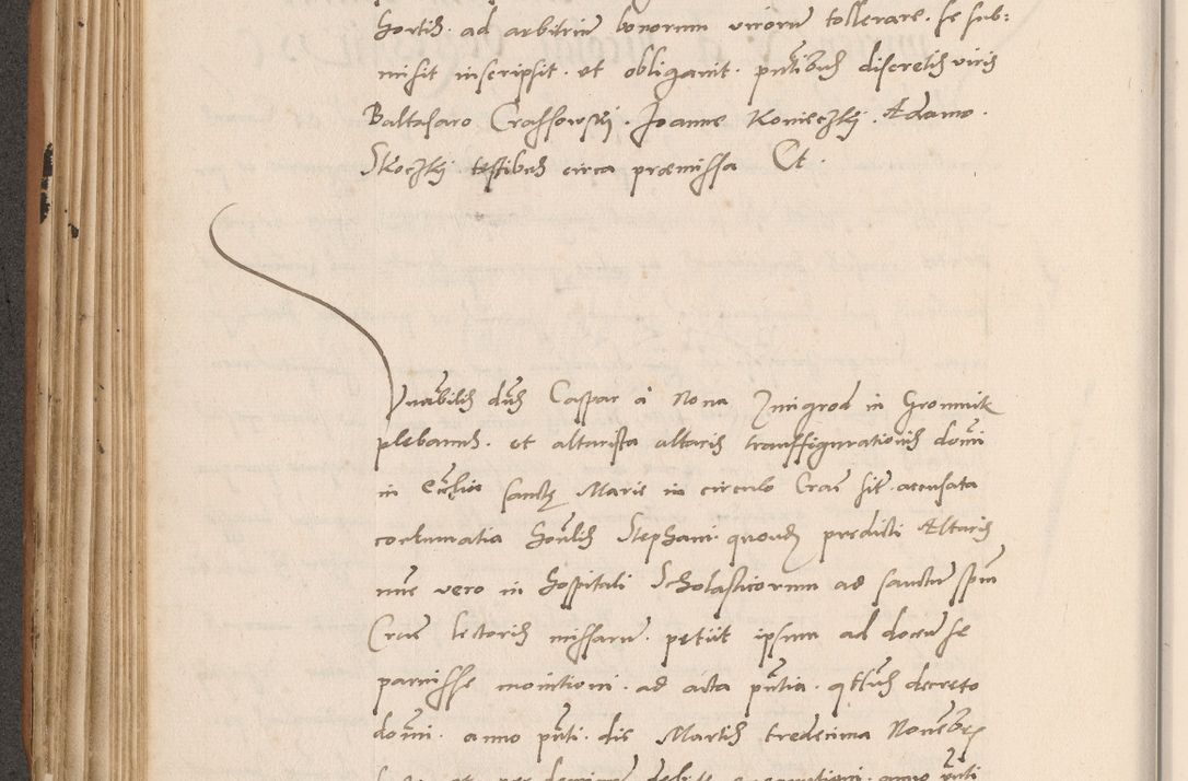 Zdjęcie nr 284 dla obiektu archiwalnego: Acta actorum causarum, sentenciarum tam diffinitivarum quam interlocutoriarum et obligacionum coram reverendo domino Petro Mischkowski custode Kielcensi, canonico vicarioque in spiritualibus generali Cracoviensi ad annum Domini millesimum quingentesimum octavum, cuius indicio est sexta, pontificatus sanctissimi in Christo patris et domini nostri domini Pauli divina providencia pape tercii feliciter moderni, anno coronacionis quarto decimo continuantur