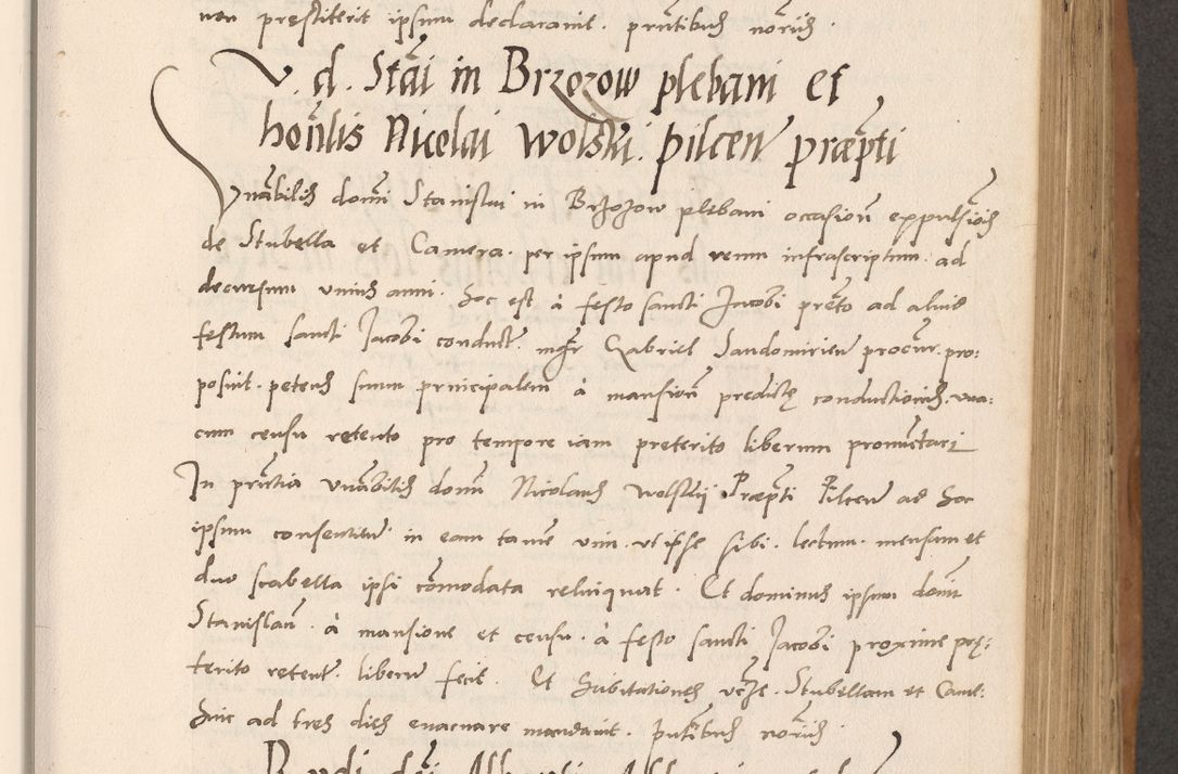Zdjęcie nr 285 dla obiektu archiwalnego: Acta actorum causarum, sentenciarum tam diffinitivarum quam interlocutoriarum et obligacionum coram reverendo domino Petro Mischkowski custode Kielcensi, canonico vicarioque in spiritualibus generali Cracoviensi ad annum Domini millesimum quingentesimum octavum, cuius indicio est sexta, pontificatus sanctissimi in Christo patris et domini nostri domini Pauli divina providencia pape tercii feliciter moderni, anno coronacionis quarto decimo continuantur