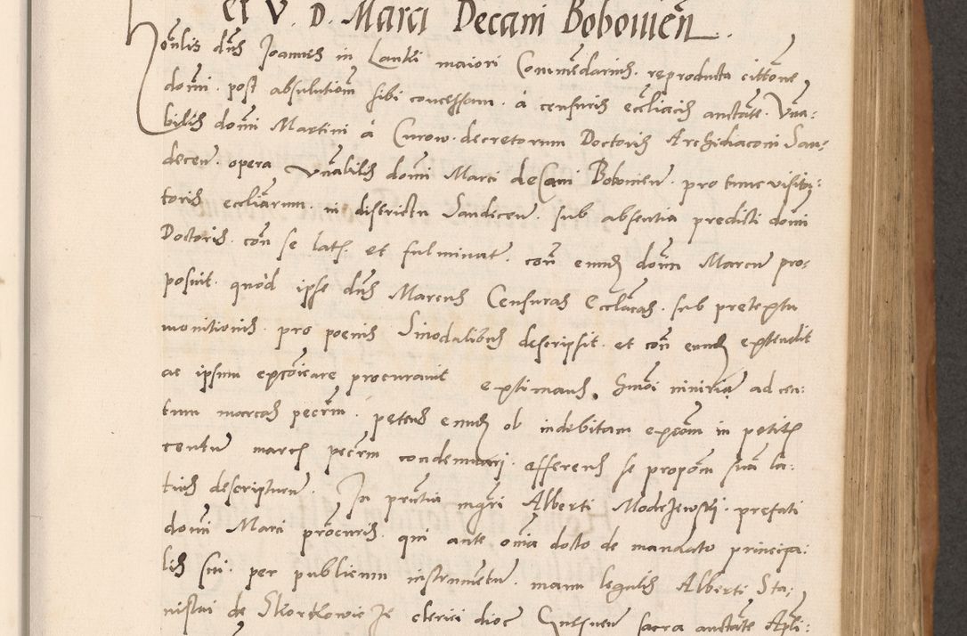 Zdjęcie nr 279 dla obiektu archiwalnego: Acta actorum causarum, sentenciarum tam diffinitivarum quam interlocutoriarum et obligacionum coram reverendo domino Petro Mischkowski custode Kielcensi, canonico vicarioque in spiritualibus generali Cracoviensi ad annum Domini millesimum quingentesimum octavum, cuius indicio est sexta, pontificatus sanctissimi in Christo patris et domini nostri domini Pauli divina providencia pape tercii feliciter moderni, anno coronacionis quarto decimo continuantur