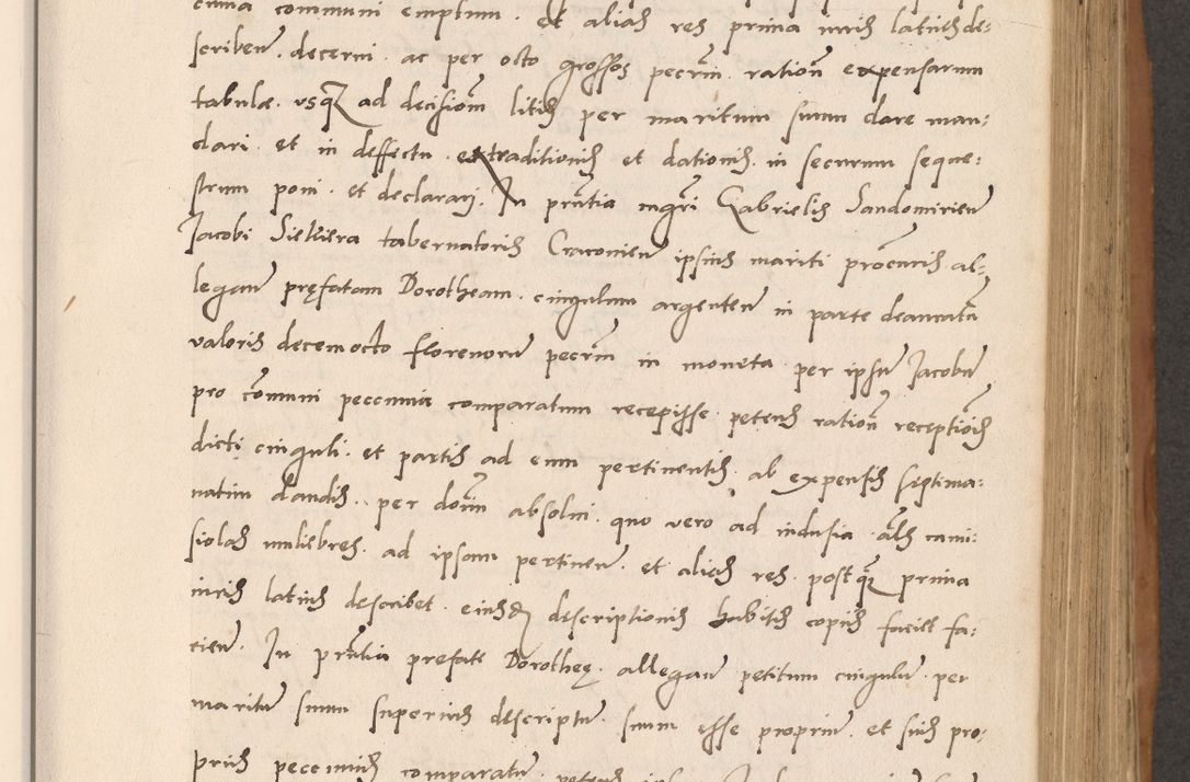 Zdjęcie nr 271 dla obiektu archiwalnego: Acta actorum causarum, sentenciarum tam diffinitivarum quam interlocutoriarum et obligacionum coram reverendo domino Petro Mischkowski custode Kielcensi, canonico vicarioque in spiritualibus generali Cracoviensi ad annum Domini millesimum quingentesimum octavum, cuius indicio est sexta, pontificatus sanctissimi in Christo patris et domini nostri domini Pauli divina providencia pape tercii feliciter moderni, anno coronacionis quarto decimo continuantur