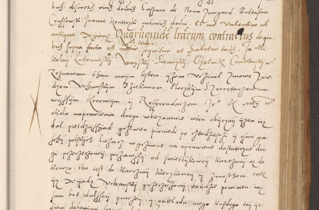 Zdjęcie nr 267 dla obiektu archiwalnego: Acta actorum causarum, sentenciarum tam diffinitivarum quam interlocutoriarum et obligacionum coram reverendo domino Petro Mischkowski custode Kielcensi, canonico vicarioque in spiritualibus generali Cracoviensi ad annum Domini millesimum quingentesimum octavum, cuius indicio est sexta, pontificatus sanctissimi in Christo patris et domini nostri domini Pauli divina providencia pape tercii feliciter moderni, anno coronacionis quarto decimo continuantur