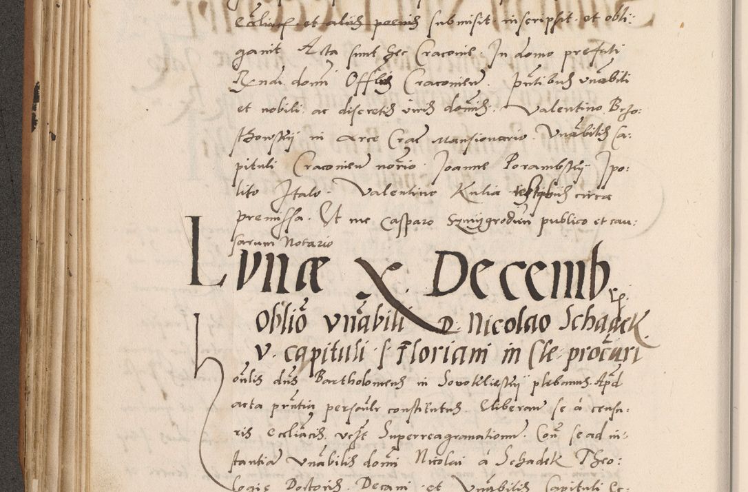 Zdjęcie nr 260 dla obiektu archiwalnego: Acta actorum causarum, sentenciarum tam diffinitivarum quam interlocutoriarum et obligacionum coram reverendo domino Petro Mischkowski custode Kielcensi, canonico vicarioque in spiritualibus generali Cracoviensi ad annum Domini millesimum quingentesimum octavum, cuius indicio est sexta, pontificatus sanctissimi in Christo patris et domini nostri domini Pauli divina providencia pape tercii feliciter moderni, anno coronacionis quarto decimo continuantur
