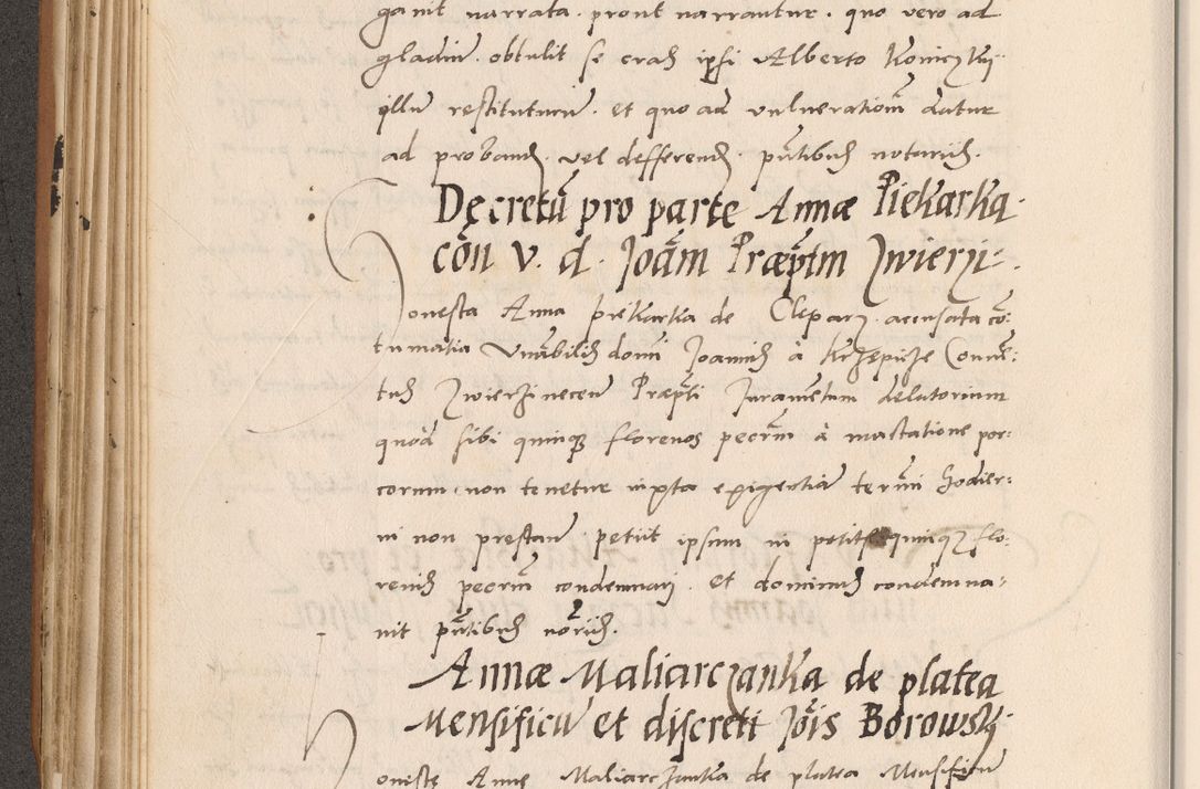 Zdjęcie nr 256 dla obiektu archiwalnego: Acta actorum causarum, sentenciarum tam diffinitivarum quam interlocutoriarum et obligacionum coram reverendo domino Petro Mischkowski custode Kielcensi, canonico vicarioque in spiritualibus generali Cracoviensi ad annum Domini millesimum quingentesimum octavum, cuius indicio est sexta, pontificatus sanctissimi in Christo patris et domini nostri domini Pauli divina providencia pape tercii feliciter moderni, anno coronacionis quarto decimo continuantur