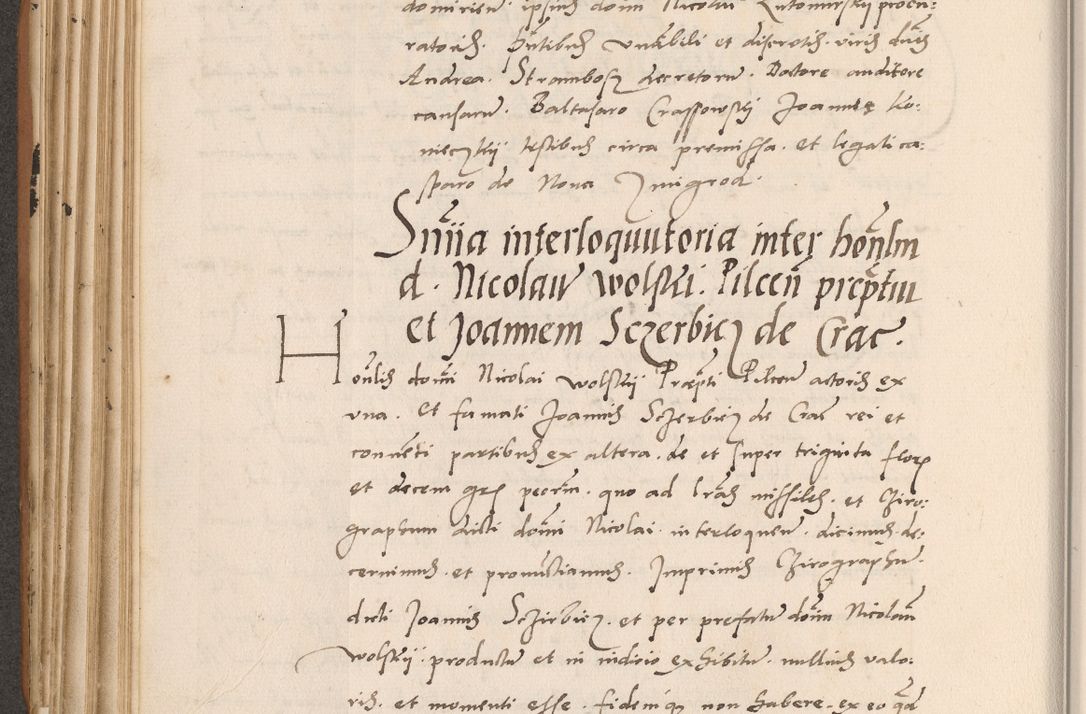 Zdjęcie nr 250 dla obiektu archiwalnego: Acta actorum causarum, sentenciarum tam diffinitivarum quam interlocutoriarum et obligacionum coram reverendo domino Petro Mischkowski custode Kielcensi, canonico vicarioque in spiritualibus generali Cracoviensi ad annum Domini millesimum quingentesimum octavum, cuius indicio est sexta, pontificatus sanctissimi in Christo patris et domini nostri domini Pauli divina providencia pape tercii feliciter moderni, anno coronacionis quarto decimo continuantur
