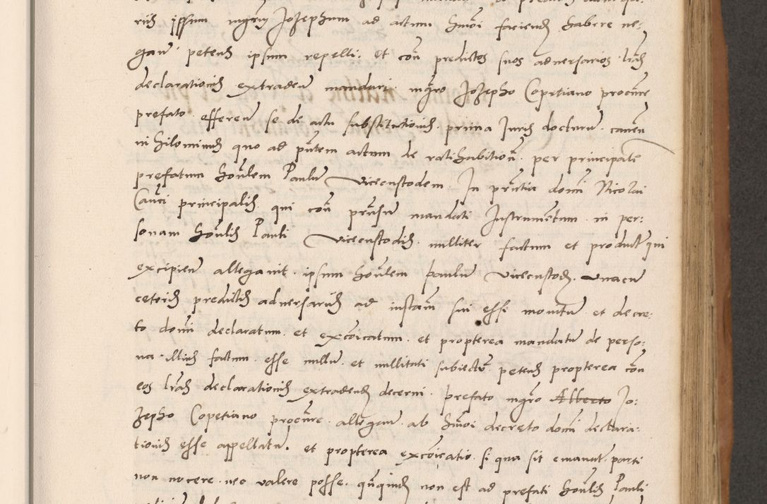 Zdjęcie nr 243 dla obiektu archiwalnego: Acta actorum causarum, sentenciarum tam diffinitivarum quam interlocutoriarum et obligacionum coram reverendo domino Petro Mischkowski custode Kielcensi, canonico vicarioque in spiritualibus generali Cracoviensi ad annum Domini millesimum quingentesimum octavum, cuius indicio est sexta, pontificatus sanctissimi in Christo patris et domini nostri domini Pauli divina providencia pape tercii feliciter moderni, anno coronacionis quarto decimo continuantur