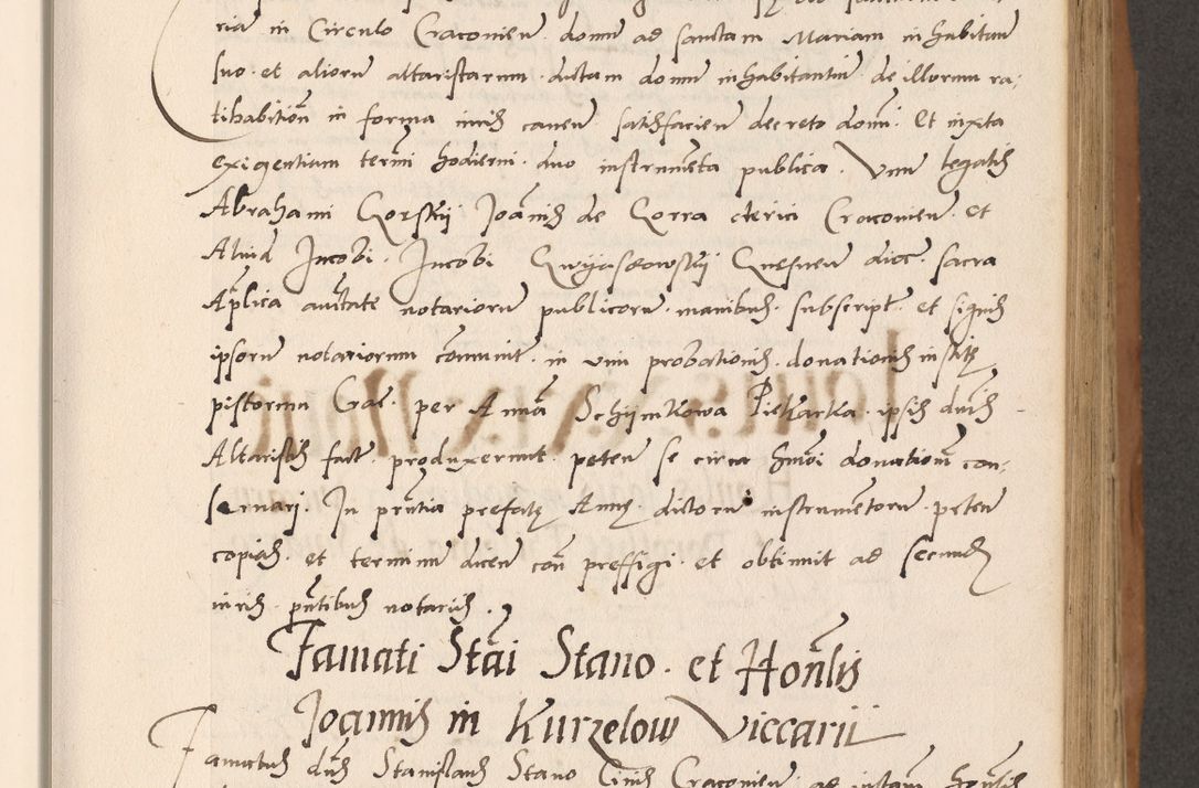 Zdjęcie nr 239 dla obiektu archiwalnego: Acta actorum causarum, sentenciarum tam diffinitivarum quam interlocutoriarum et obligacionum coram reverendo domino Petro Mischkowski custode Kielcensi, canonico vicarioque in spiritualibus generali Cracoviensi ad annum Domini millesimum quingentesimum octavum, cuius indicio est sexta, pontificatus sanctissimi in Christo patris et domini nostri domini Pauli divina providencia pape tercii feliciter moderni, anno coronacionis quarto decimo continuantur