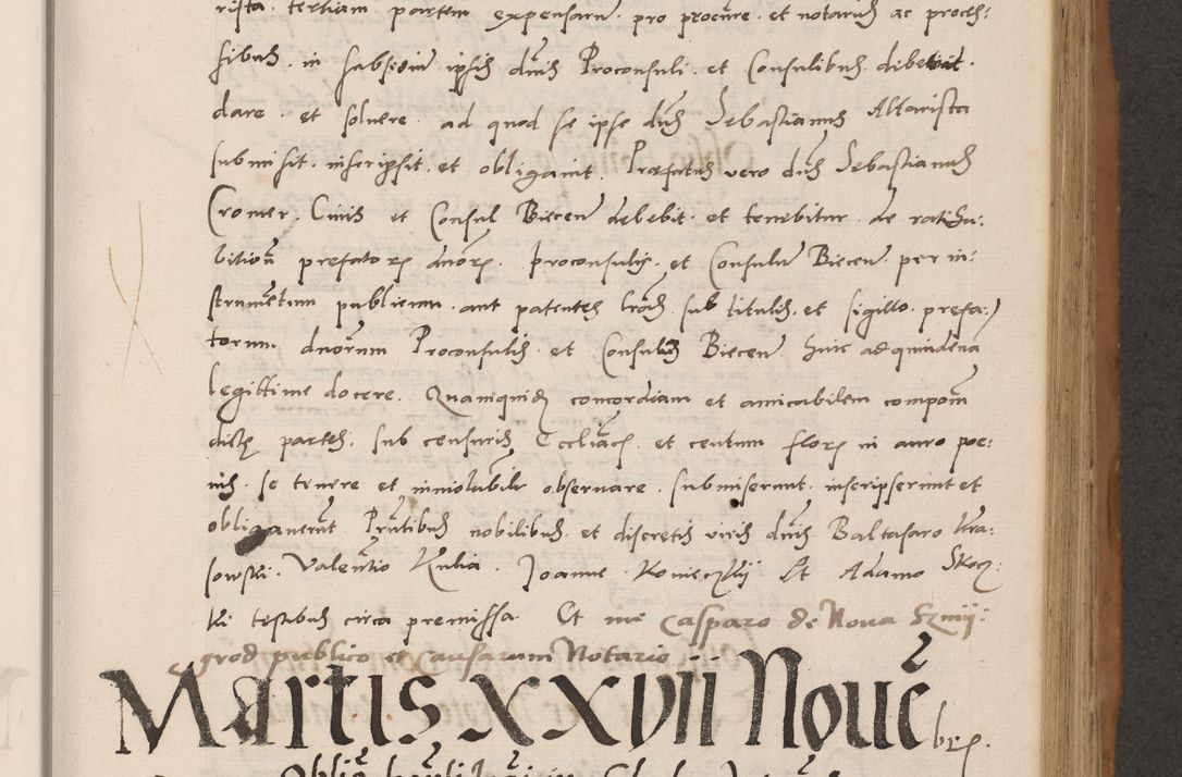 Zdjęcie nr 233 dla obiektu archiwalnego: Acta actorum causarum, sentenciarum tam diffinitivarum quam interlocutoriarum et obligacionum coram reverendo domino Petro Mischkowski custode Kielcensi, canonico vicarioque in spiritualibus generali Cracoviensi ad annum Domini millesimum quingentesimum octavum, cuius indicio est sexta, pontificatus sanctissimi in Christo patris et domini nostri domini Pauli divina providencia pape tercii feliciter moderni, anno coronacionis quarto decimo continuantur