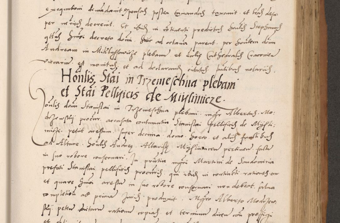 Zdjęcie nr 227 dla obiektu archiwalnego: Acta actorum causarum, sentenciarum tam diffinitivarum quam interlocutoriarum et obligacionum coram reverendo domino Petro Mischkowski custode Kielcensi, canonico vicarioque in spiritualibus generali Cracoviensi ad annum Domini millesimum quingentesimum octavum, cuius indicio est sexta, pontificatus sanctissimi in Christo patris et domini nostri domini Pauli divina providencia pape tercii feliciter moderni, anno coronacionis quarto decimo continuantur
