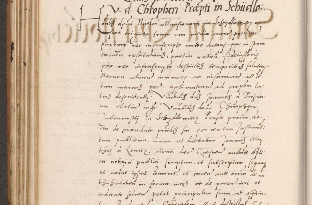 Zdjęcie nr 220 dla obiektu archiwalnego: Acta actorum causarum, sentenciarum tam diffinitivarum quam interlocutoriarum et obligacionum coram reverendo domino Petro Mischkowski custode Kielcensi, canonico vicarioque in spiritualibus generali Cracoviensi ad annum Domini millesimum quingentesimum octavum, cuius indicio est sexta, pontificatus sanctissimi in Christo patris et domini nostri domini Pauli divina providencia pape tercii feliciter moderni, anno coronacionis quarto decimo continuantur