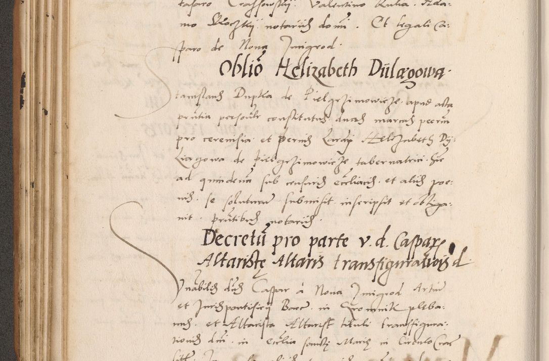 Zdjęcie nr 214 dla obiektu archiwalnego: Acta actorum causarum, sentenciarum tam diffinitivarum quam interlocutoriarum et obligacionum coram reverendo domino Petro Mischkowski custode Kielcensi, canonico vicarioque in spiritualibus generali Cracoviensi ad annum Domini millesimum quingentesimum octavum, cuius indicio est sexta, pontificatus sanctissimi in Christo patris et domini nostri domini Pauli divina providencia pape tercii feliciter moderni, anno coronacionis quarto decimo continuantur
